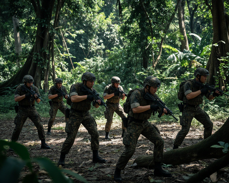 South Korean Marines in Multinational Drill