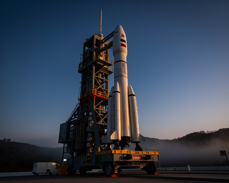 Nuri Rocket Launch Preparation