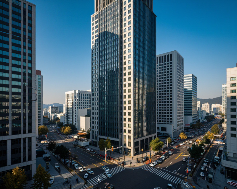 Sunny Seoul Cityscape