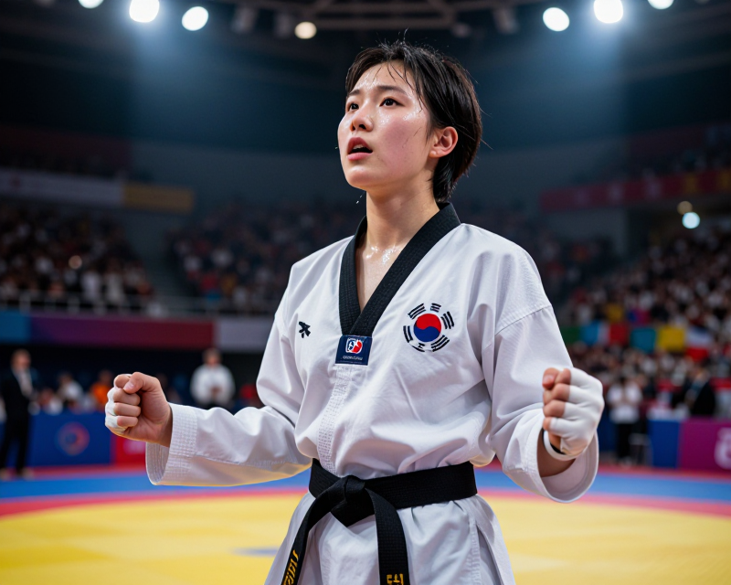 Taekwondo Victory Celebration