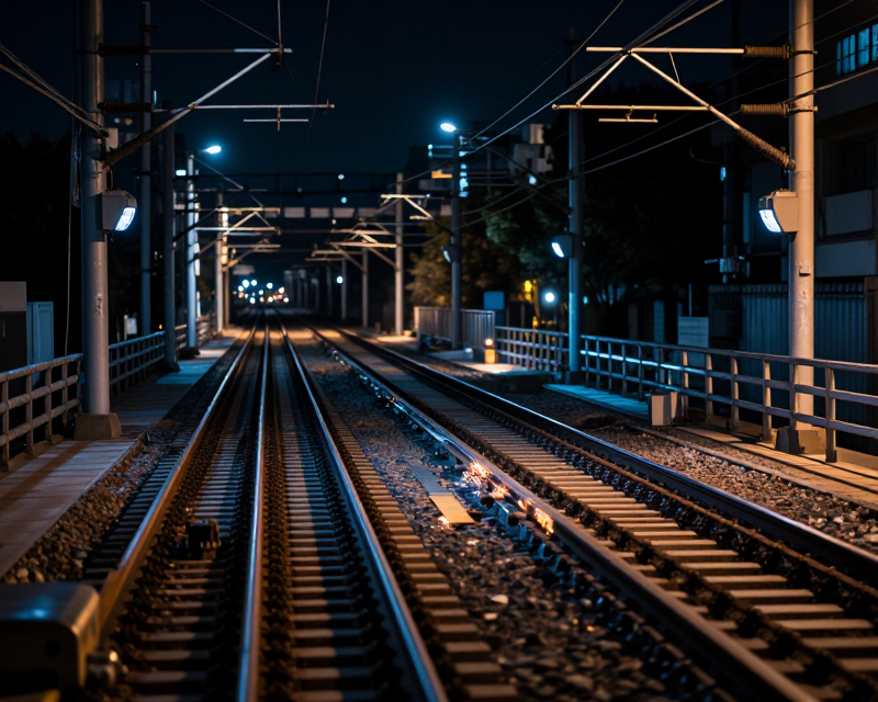 Seoul Subway Power Line Maintenance Atmosphere