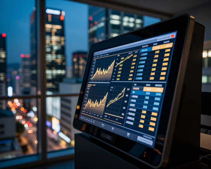 Financial Market Concept