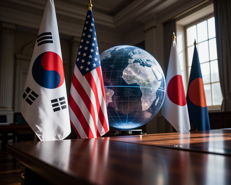 Diplomatic Summit Atmosphere
