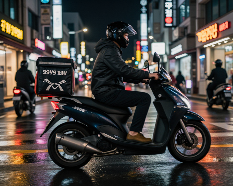 Korean Delivery Scene