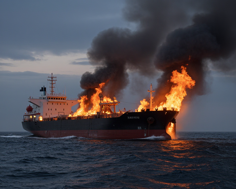 Cinematic Strait of Hormuz Tension