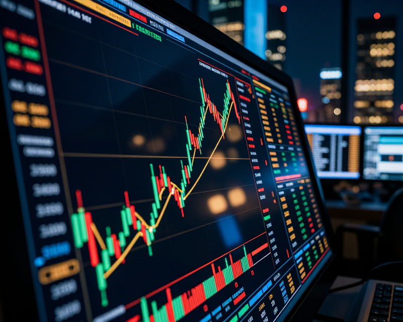 Stock Market Trading Screen