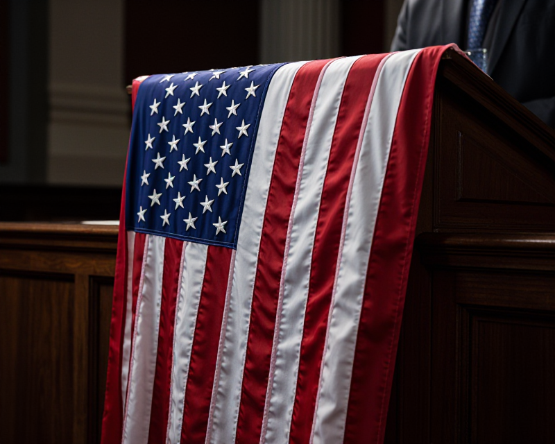 Symbolic US Senate Atmosphere