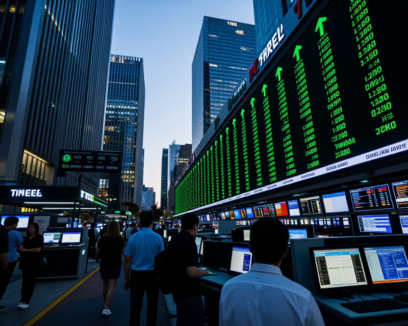 Seoul Financial District Market Rise