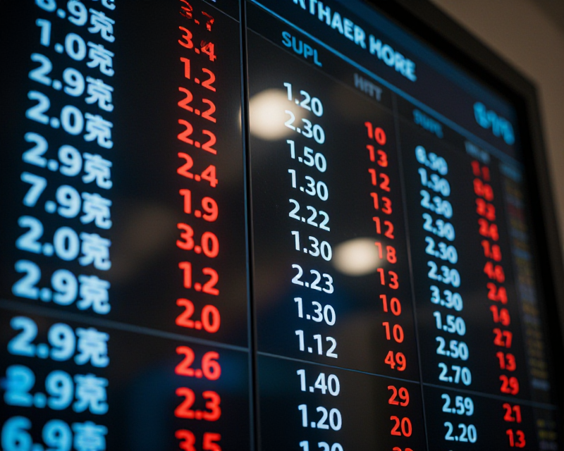 Korean Stock Market Ticker