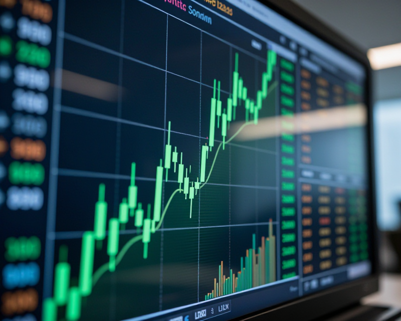 Rising KOSDAQ Stock Chart