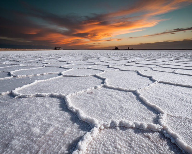 Argentine Lithium Salt Flat Landscape